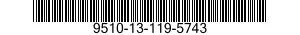 9510-13-119-5743 BAR,METAL 9510131195743 131195743