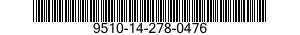 9510-14-278-0476  9510142780476 142780476