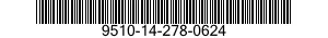 9510-14-278-0624  9510142780624 142780624