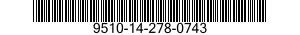 9510-14-278-0743  9510142780743 142780743