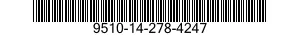 9510-14-278-4247  9510142784247 142784247