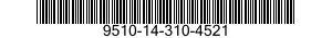 9510-14-310-4521  9510143104521 143104521