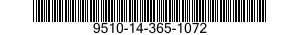 9510-14-365-1072  9510143651072 143651072