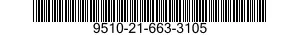 9510-21-663-3105 BAR,METAL 9510216633105 216633105