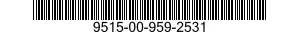 9515-00-959-2531 STRIP,METAL 9515009592531 009592531