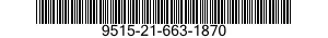 9515-21-663-1870  9515216631870 216631870