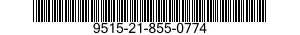 9515-21-855-0774  9515218550774 218550774