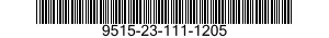 9515-23-111-1205 PLATE,METAL 9515231111205 231111205