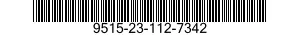 9515-23-112-7342 PLATE,METAL 9515231127342 231127342
