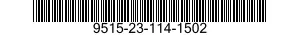 9515-23-114-1502 SHEET,METAL 9515231141502 231141502