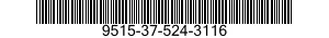 9515-37-524-3116 PLATE,METAL 9515375243116 375243116