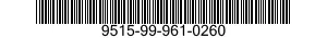9515-99-961-0260 TINPLATE 9515999610260 999610260