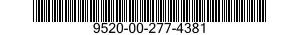 9520-00-277-4381  9520002774381 002774381