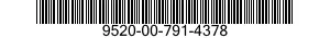 9520-00-791-4378  9520007914378 007914378