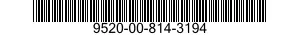 9520-00-814-3194  9520008143194 008143194