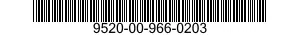 9520-00-966-0203  9520009660203 009660203