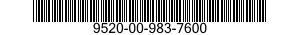 9520-00-983-7600 CHANNEL,STRUCTURAL 9520009837600 009837600