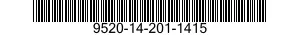 9520-14-201-1415  9520142011415 142011415
