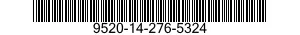 9520-14-276-5324  9520142765324 142765324