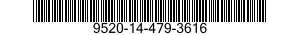 9520-14-479-3616 STRUCTURAL SECTION,SPECIAL SHAPED 9520144793616 144793616