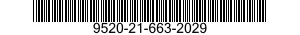 9520-21-663-2029  9520216632029 216632029