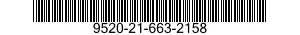 9520-21-663-2158  9520216632158 216632158