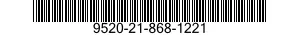 9520-21-868-1221  9520218681221 218681221