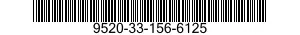 9520-33-156-6125 BEAM,STRUCTURAL 9520331566125 331566125