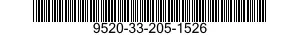 9520-33-205-1526 BEAM,STRUCTURAL 9520332051526 332051526