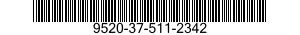 9520-37-511-2342 CHANNEL,STRUCTURAL 9520375112342 375112342