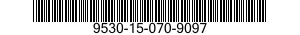 9530-15-070-9097 ALUMINUM ALLOY BAR 9530150709097 150709097