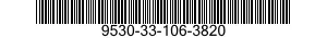 9530-33-106-3820 BAR,METAL 9530331063820 331063820