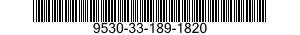 9530-33-189-1820 BAR,METAL 9530331891820 331891820