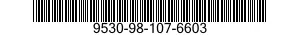 9530-98-107-6603 BAR,METAL 9530981076603 981076603