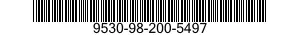9530-98-200-5497 BAR,METAL 9530982005497 982005497