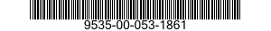 9535-00-053-1861 PLATE,METAL 9535000531861 000531861
