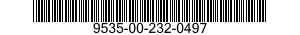 9535-00-232-0497 SHEET,METAL 9535002320497 002320497