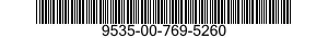 9535-00-769-5260  9535007695260 007695260