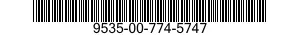 9535-00-774-5747  9535007745747 007745747