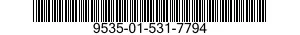 9535-01-531-7794 SHEET,METAL 9535015317794 015317794
