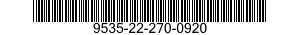 9535-22-270-0920 CIRCUIT CARD ASSEMBLY 9535222700920 222700920