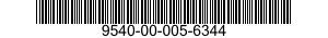 9540-00-005-6344  9540000056344 000056344