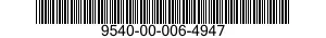 9540-00-006-4947  9540000064947 000064947