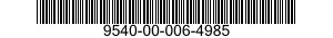 9540-00-006-4985  9540000064985 000064985