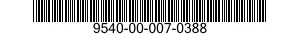 9540-00-007-0388 ANGLE,STRUCTURAL 9540000070388 000070388