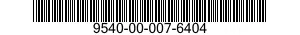 9540-00-007-6404  9540000076404 000076404