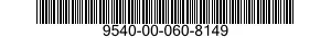 9540-00-060-8149  9540000608149 000608149