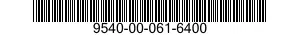 9540-00-061-6400  9540000616400 000616400