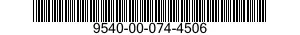 9540-00-074-4506 ANGLE,STRUCTURAL 9540000744506 000744506