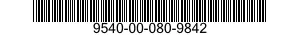 9540-00-080-9842  9540000809842 000809842